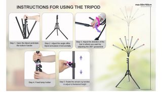 Luz Cultivo 6 Cabezales con Soporte y Temporizador