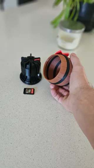 Barril Donkey Kong para 20 juegos Nintendo Switch