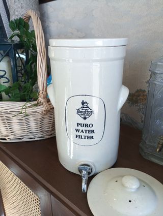 Filtro de agua cerámico antiguo Royal Doulton