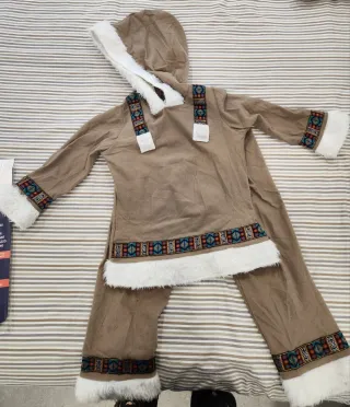 Disfraz niño esquimal talla 5-6 años