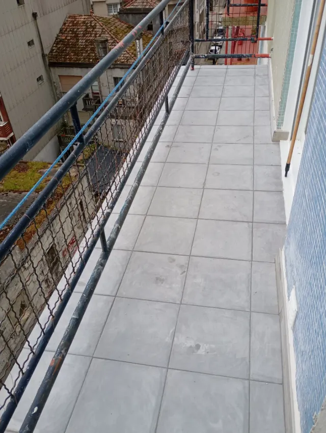 Alicatado para terrazas