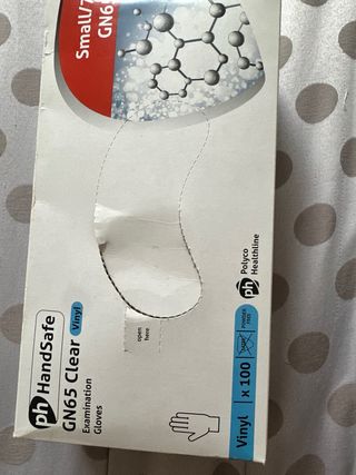 Guantes Vinilo HandSafe GN65 Talla S