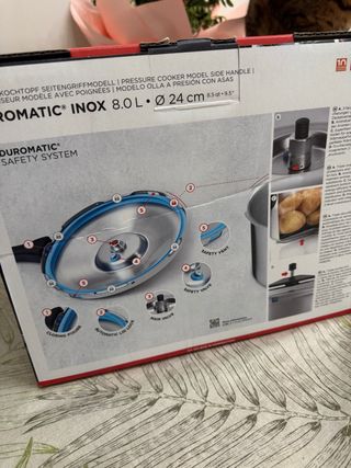 Olla a presión Duromatic Inox 8L