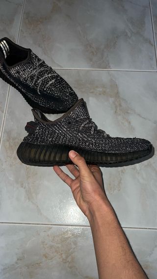 Adidas Yeezy 350 Original Negras Reflectantes 40