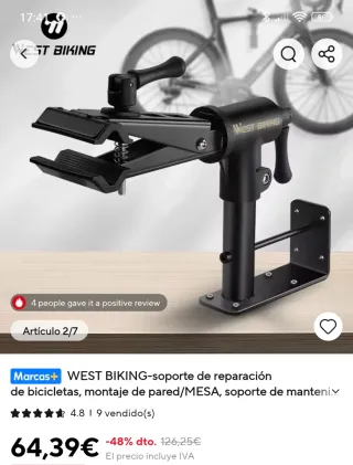 Soporte Reparación Bicicleta