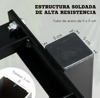 Banco de pesas de 2 niveles