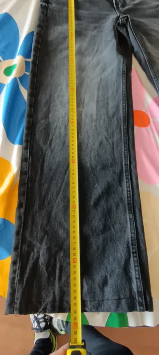 Jeans Boyfriend Pull&Bear Negros/Grises