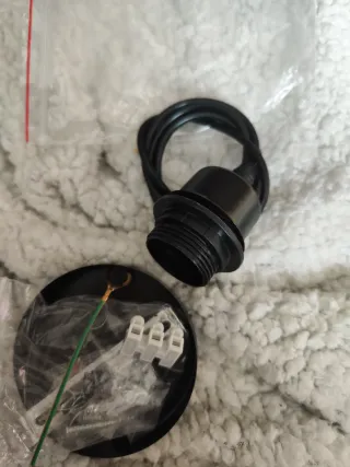 Lámpara Techo Geometría Negra Metal