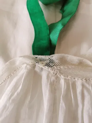 Camisola de Batista Vintage  Tirantes  Terciopelo