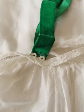 Camisola de Batista Vintage  Tirantes  Terciopelo