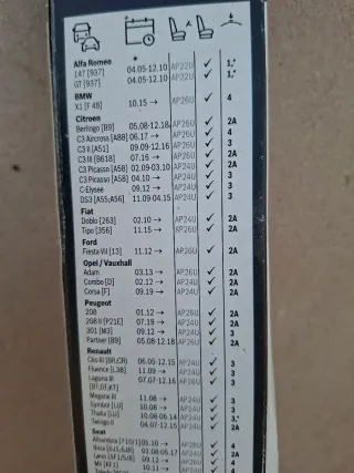 Escobilla Limpiaparabrisas Bosch AP 16 U