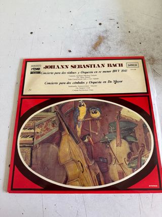 Vinilo Johann Sebastian Bach Concierto BWV 1043