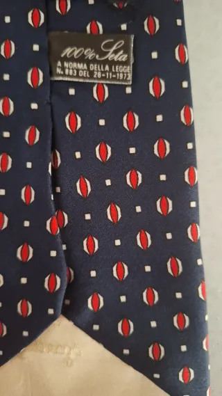 Cravatta Uomo Bernard M. Paris Blu/Rosso