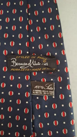 Cravatta Uomo Bernard M. Paris Blu/Rosso