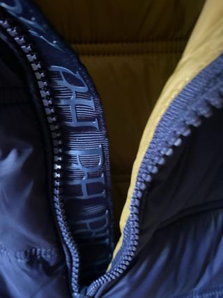 Chaqueta acolchada caballero azul