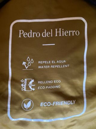 Chaqueta acolchada caballero azul