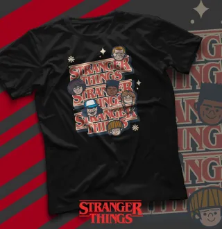 Camiseta Stranger Things Tallas disponibles