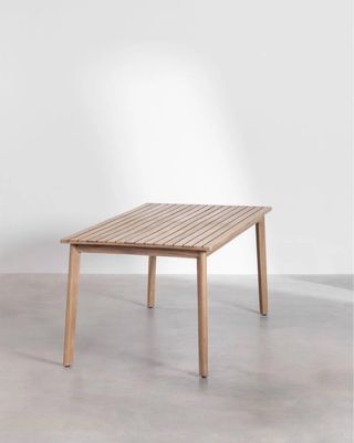 Tavolo Rettangolare in Legno di Acacia 180x90cm