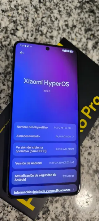 Xiaomi Poco X6 Pro 5G Negro
