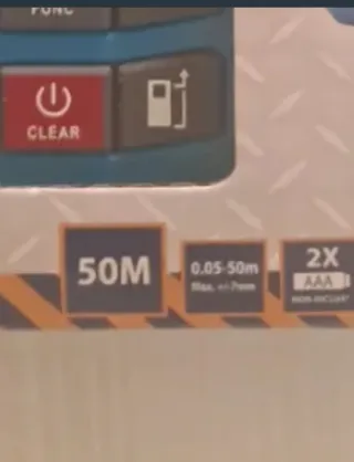 Medidor Láser Distancias Azul