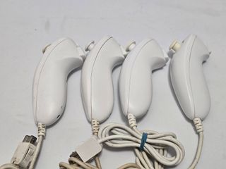 4 nunchuk blancos originales nintendo wii