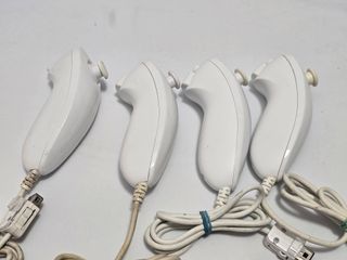 4 nunchuk blancos originales nintendo wii