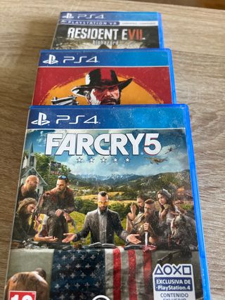 Juegos PS4: Resident Evil, Far Cry 5 y Red Dead 2