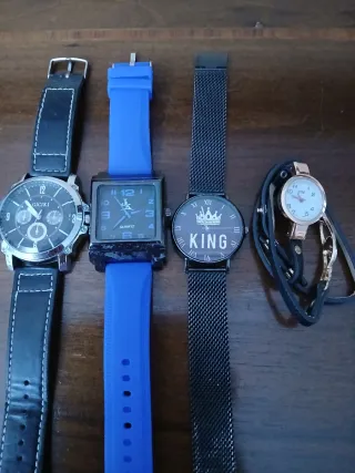 Set 4 orologi da revisionare