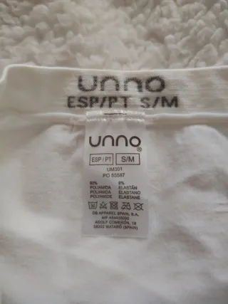 Braga Unno Talla M Blanca