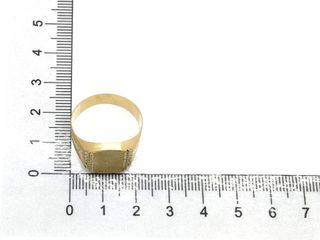 E1805179-160 Anillo Sello Oro 18k