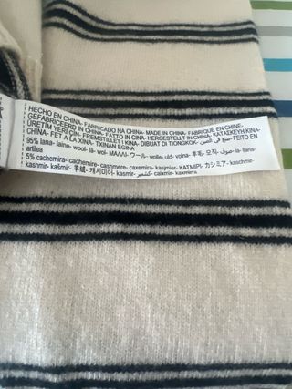 Jersey de cachemira con rayas