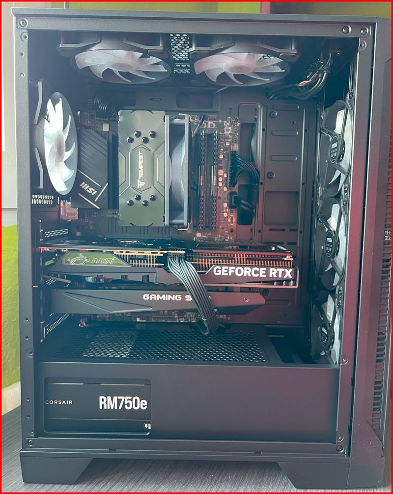 PC Gaming RTX 4070, 32GB RAM,i5-14500, 1TB SSD afbeelding 2