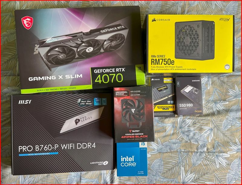 PC Gaming RTX 4070, 32GB RAM,i5-14500, 1TB SSD afbeelding 8