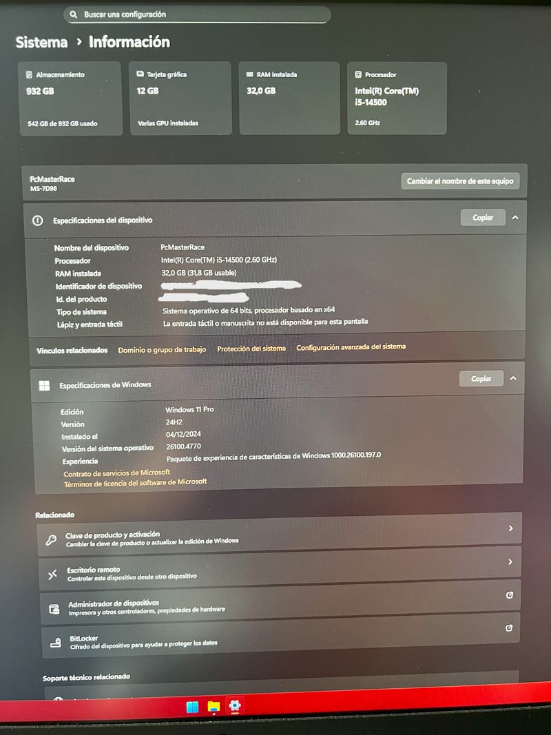 PC Gaming RTX 4070, 32GB RAM,i5-14500, 1TB SSD afbeelding 10
