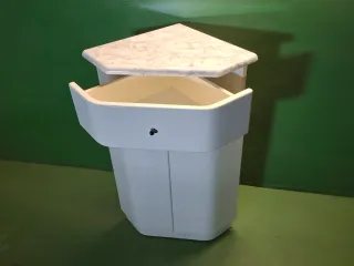 Mueble de baño Coqueta esquina lacada