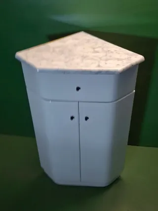 Mueble de baño Coqueta esquina lacada