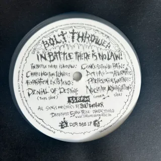 Bolt Thrower - In Battle There Is No Law LP