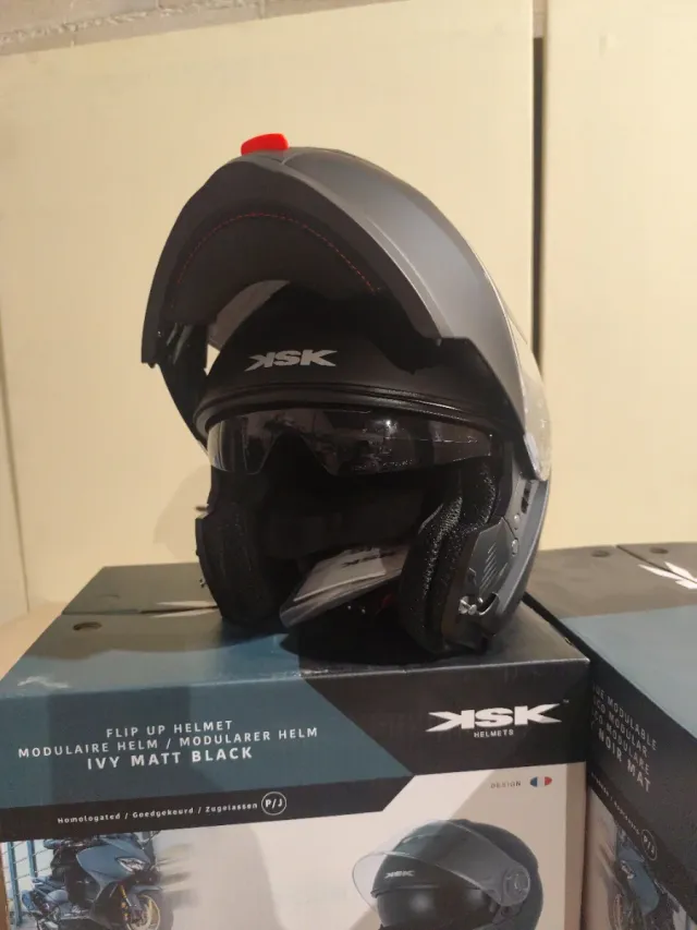 Capacete Modular IVY Preto Fosco ECE R-22 06