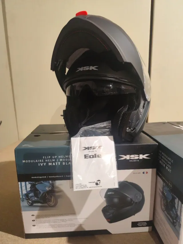 Capacete Modular IVY Preto Fosco ECE R-22 06