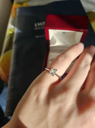 Anillo de Diamante GIA 0.90ct VS2