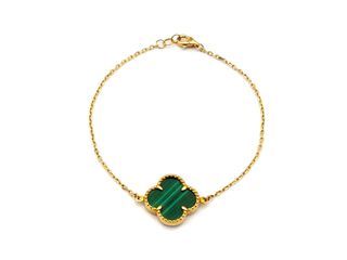 E1792222-31 Pulsera Oro 18k Con Malaquita