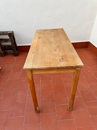 Mesa de pino 120x70x73