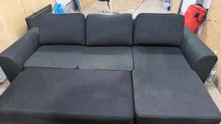 Sofá Cama Chaise Long Gris