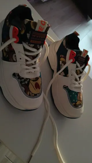 Zapatillas Oso Multicolor y Blancas