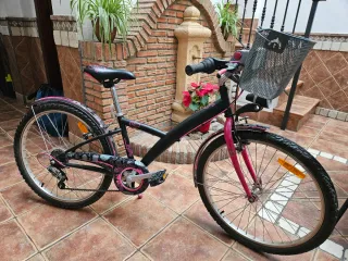 Bicicleta Btwin 24 con cambi Shimano