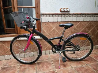 Bicicleta Btwin 24 con cambi Shimano