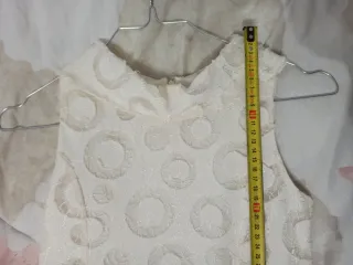 Vestido de ceremonia blanco T. 10