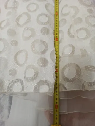 Vestido de ceremonia blanco T. 10