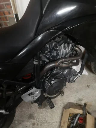 Yamaha XT 660 X Supermotard Negra