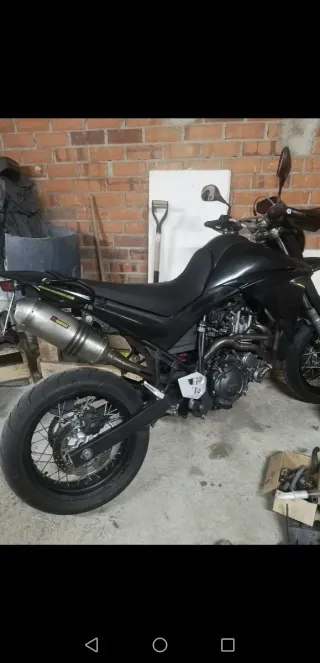 Yamaha XT 660 X Supermotard Negra